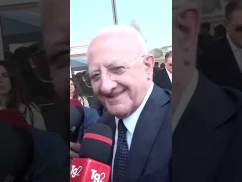 DE LUCA SULL’INCONTRO CON GIORGIA MELONI DE LUCA SULL’INCONTRO CON GIORGIA MELONI