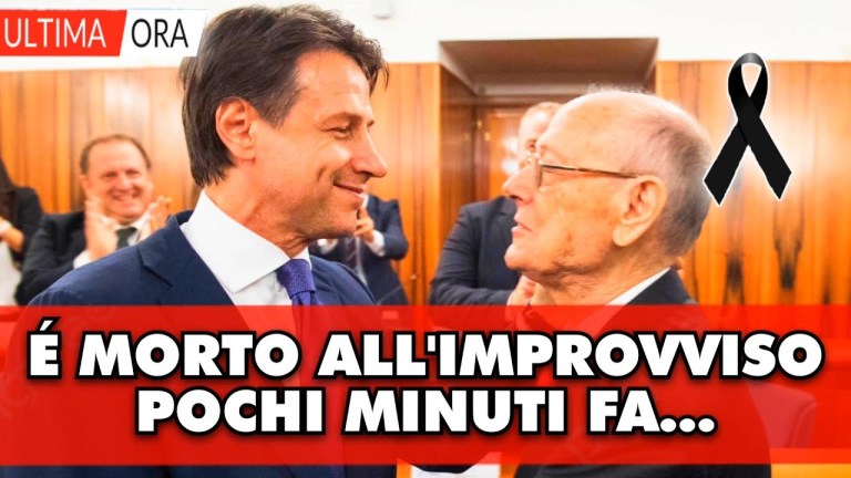 GRAVE LUTTO PER LA POLITICA ITALIANA: la drammatica notizia é arriva pochi minuti fa… GRAVE LUTTO PER LA POLITICA ITALIANA: la drammatica notizia é arriva pochi minuti fa…