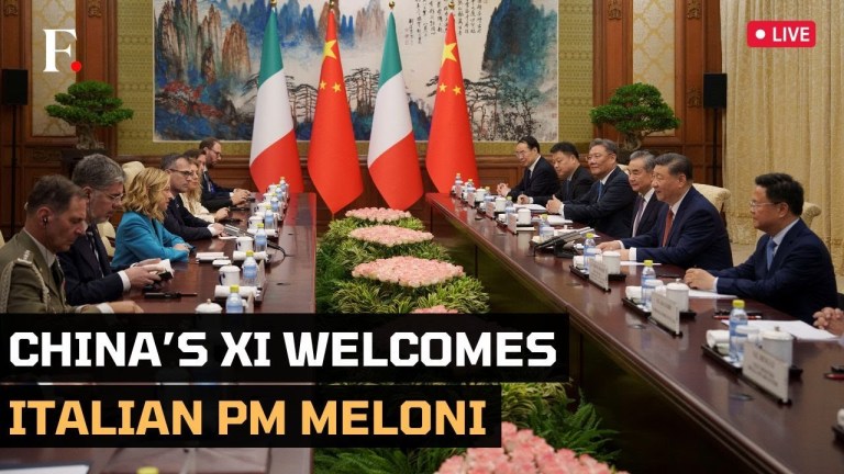 LIVE: China’s Xi Jinping Welcomes Italian Prime Minister Giorgia Meloni at Diaoyutai State House LIVE: China’s Xi Jinping Welcomes Italian Prime Minister Giorgia Meloni at Diaoyutai State House