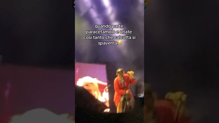 Ho SPAVENTATO CALCUTTA ad un suo CONCERTO Ho SPAVENTATO CALCUTTA ad un suo CONCERTO