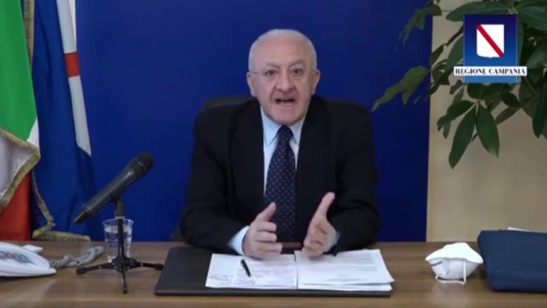 Coronavirus, De Luca: “Se Nord riapre chiuderemo i confini della Campania” Coronavirus, De Luca: “Se Nord riapre chiuderemo i confini della Campania”