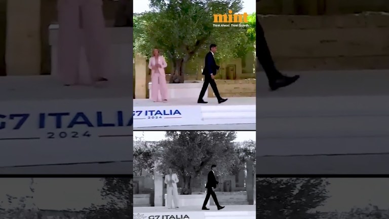 #italy PM Giorgia #meloni Receives UK Prime Minister #rishisunak As He Arrives For The #g7 Summit #italy PM Giorgia #meloni Receives UK Prime Minister #rishisunak As He Arrives For The #g7 Summit
