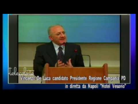 Vincenzo De Luca : Un uomo LIBERO alla Regione Campania , parte 1 Vincenzo De Luca : Un uomo LIBERO alla Regione Campania , parte 1