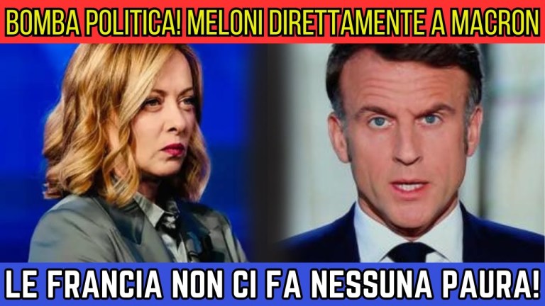MELONI METTE K.O MACRON! È SUCCESSO ORA: SCOSSA NELLA POLITICA ITALIANA MELONI METTE K.O MACRON! È SUCCESSO ORA: SCOSSA NELLA POLITICA ITALIANA