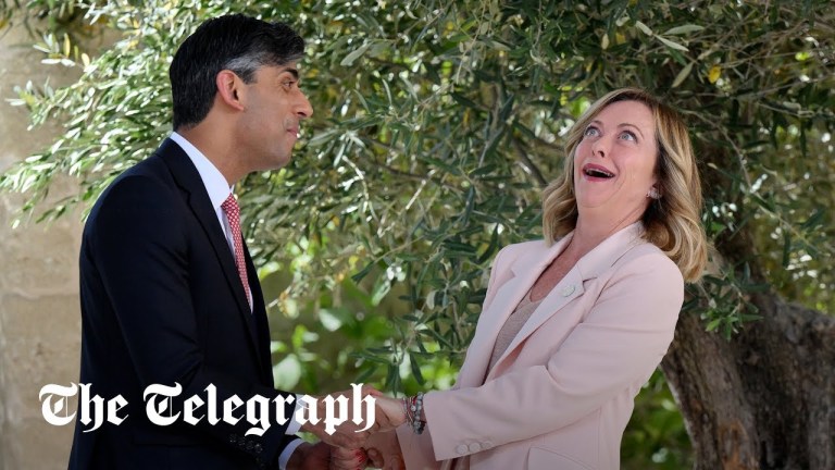 Sunak puts on affectionate display with Meloni at G7 summit Sunak puts on affectionate display with Meloni at G7 summit