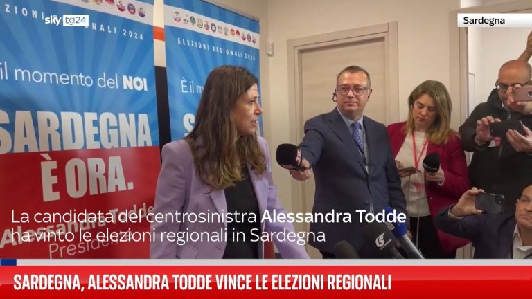 Sardegna, Alessandra Todde vince le elezioni regionali Sardegna, Alessandra Todde vince le elezioni regionali