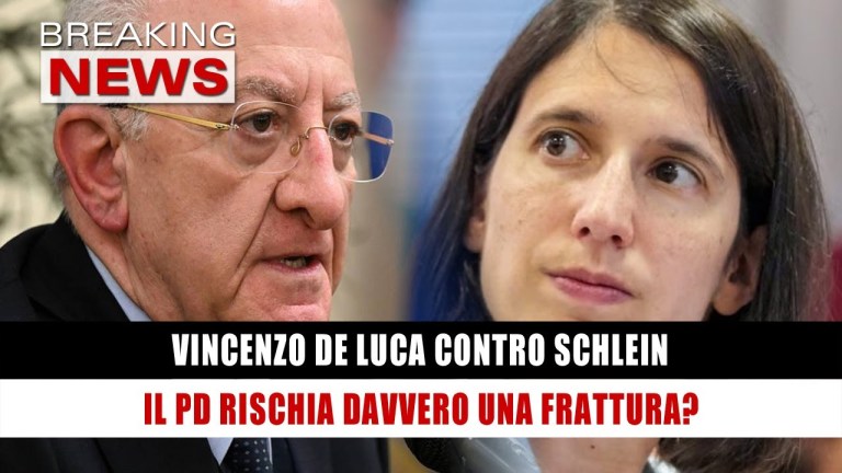 De Luca Contro Schlein: Rischio Fratture Del Pd? De Luca Contro Schlein: Rischio Fratture Del Pd?