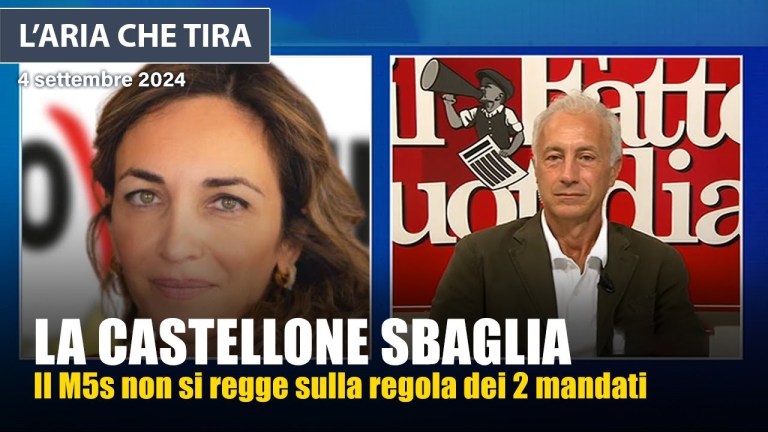 Marco Travaglio su Mariolina Castellone e la regola dei due mandati Marco Travaglio su Mariolina Castellone e la regola dei due mandati