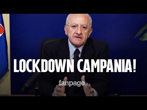 Campania, De Luca: “È necessario il lockdown. Non voglio le file di bare con i morti Covid” Campania, De Luca: “È necessario il lockdown. Non voglio le file di bare con i morti Covid”