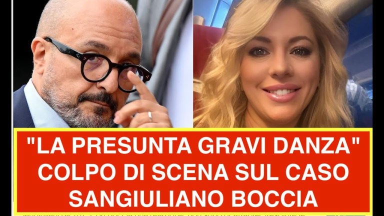 “LA PRESUNTA GRAVI DANZA” COLPO DI SCENA SUL CASO SANGIULIANO BOCCIA “LA PRESUNTA GRAVI DANZA” COLPO DI SCENA SUL CASO SANGIULIANO BOCCIA