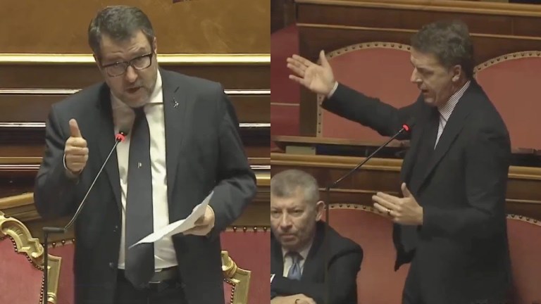 BOTTA E RISPOSTA TRA SALVINI E RENZI IN SENATO SULLA SITUAZIONE DEL TRASPORTO FERROVIARIO BOTTA E RISPOSTA TRA SALVINI E RENZI IN SENATO SULLA SITUAZIONE DEL TRASPORTO FERROVIARIO