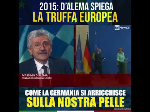 Giorgia Meloni: In pochi minuti, in video del 2015, Massimo D’Alema spiega la truffa dell’eurozona Giorgia Meloni: In pochi minuti, in video del 2015, Massimo D’Alema spiega la truffa dell’eurozona