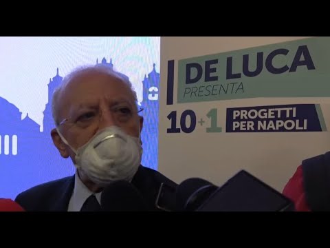 Campania, De Luca: “Per i prossimi 5 anni priorità al lavoro” (09.09.20) Campania, De Luca: “Per i prossimi 5 anni priorità al lavoro” (09.09.20)