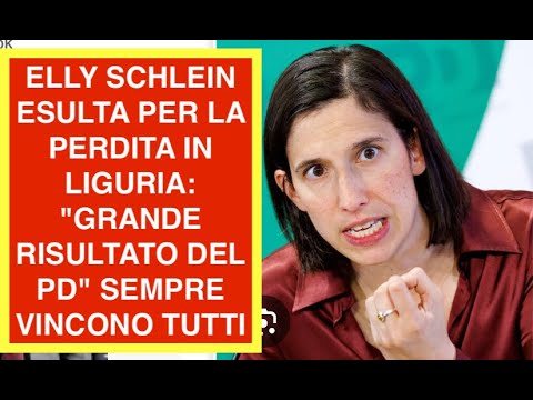 ELLY SCHLEIN ESULTA PER LA PERDITA IN LIGURIA: “GRANDE RISULTATO DEL PD” SEMPRE VINCONO TUTTI ELLY SCHLEIN ESULTA PER LA PERDITA IN LIGURIA: “GRANDE RISULTATO DEL PD” SEMPRE VINCONO TUTTI
