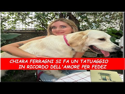 Chiara Ferragni si fa un tatuaggio per ricordare l’amore per Fedez Chiara Ferragni si fa un tatuaggio per ricordare l’amore per Fedez