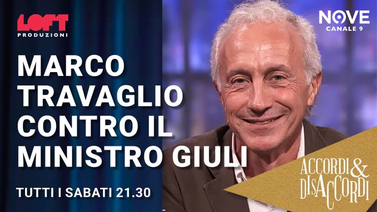 Marco Travaglio contro il ministro Giuli Marco Travaglio contro il ministro Giuli
