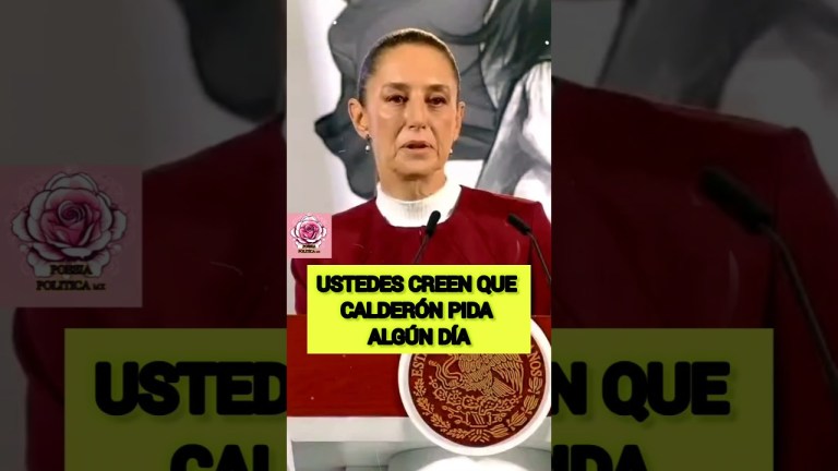 Claudia Sheinbaum dice esto de Felipe Calderón #mexico #politica #shorts Claudia Sheinbaum dice esto de Felipe Calderón #mexico #politica #shorts