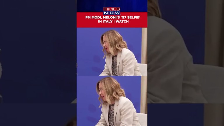 Watch PM Narendra Modi, Italy’s PM Giorgia Meloni’s Selfie At G7 Summit #shorts Watch PM Narendra Modi, Italy’s PM Giorgia Meloni’s Selfie At G7 Summit #shorts