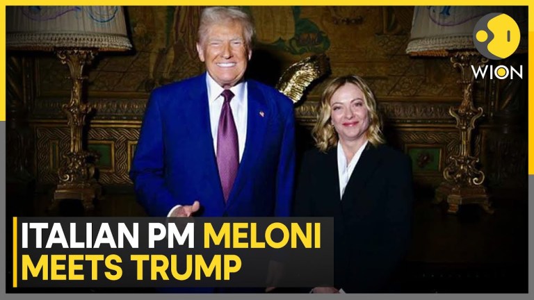 Donald Trump Meets Italian PM Giorgia Meloni Before US President Joe Biden’s Italy Visit | WION Donald Trump Meets Italian PM Giorgia Meloni Before US President Joe Biden’s Italy Visit | WION