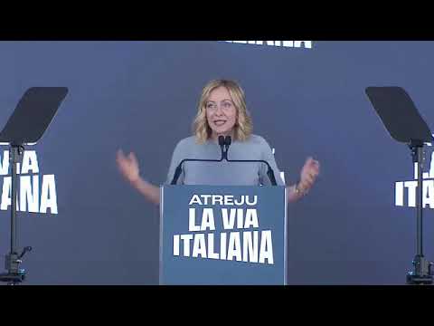 GIORGIA MELONI SENZA FRENI AD ATREJU 2024 GIORGIA MELONI SENZA FRENI AD ATREJU 2024