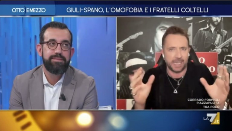 Caos a Otto e Mezzo e Sbotta risposta tra Andrea Scanzi e Jacopo Coghe di Pro Vita. 24/10/2024 Caos a Otto e Mezzo e Sbotta risposta tra Andrea Scanzi e Jacopo Coghe di Pro Vita. 24/10/2024