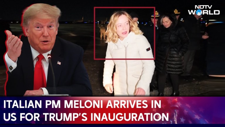 Donald Trump News | Italian PM Meloni Arrives In US For Donald Trump’s inauguration Donald Trump News | Italian PM Meloni Arrives In US For Donald Trump’s inauguration
