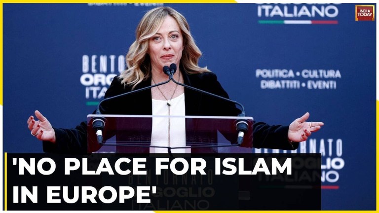 Islam, Europe Have Compatibility Problem: Italy’s Giorgia Meloni Says No Place For Islam In Europe Islam, Europe Have Compatibility Problem: Italy’s Giorgia Meloni Says No Place For Islam In Europe