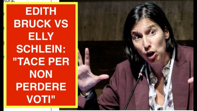 EDITH BRUCK VS ELLY SCHLEIN: “TACE PER NON PERDERE VOTI” EDITH BRUCK VS ELLY SCHLEIN: “TACE PER NON PERDERE VOTI”