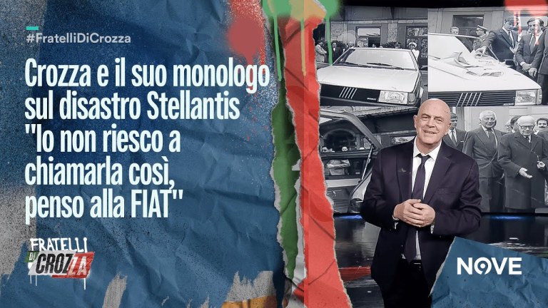 Crozza e il suo monologo sul disastro Stellantis “Io non riesco a chiamarla così penso alla FIAT” Crozza e il suo monologo sul disastro Stellantis “Io non riesco a chiamarla così penso alla FIAT”