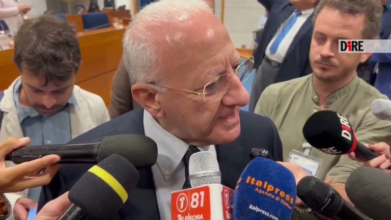 Napoli – REGIONALI. CAMPANIA, DE LUCA: CHI CONDIVIDE PROGRAMMA È BENVENUTO (18.09.24) Napoli – REGIONALI. CAMPANIA, DE LUCA: CHI CONDIVIDE PROGRAMMA È BENVENUTO (18.09.24)