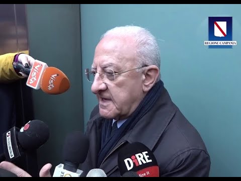 Il Governatore, On.le De Luca: “In Campania da un anno e mezzo 6 miliardi di euro bloccati” Il Governatore, On.le De Luca: “In Campania da un anno e mezzo 6 miliardi di euro bloccati”