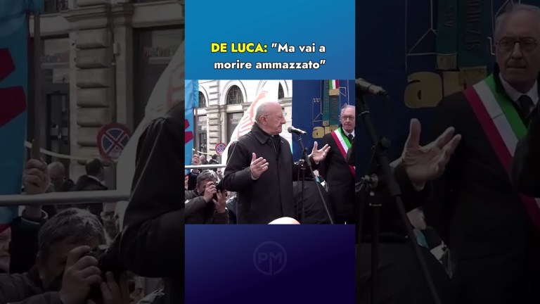 Il presidente della Regione Campania Vincenzo De Luca: “Ma vai a morire ammazzato” Il presidente della Regione Campania Vincenzo De Luca: “Ma vai a morire ammazzato”