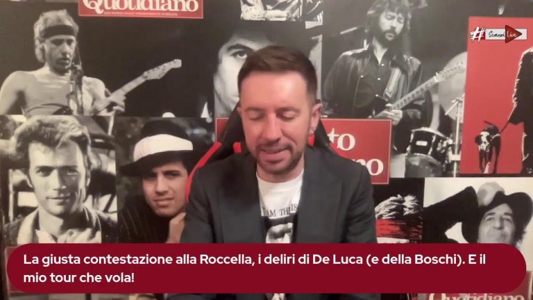 La giusta contestazione alla Roccella, i deliri di De Luca (e della Boschi). E il mio tour che vola! La giusta contestazione alla Roccella, i deliri di De Luca (e della Boschi). E il mio tour che vola!