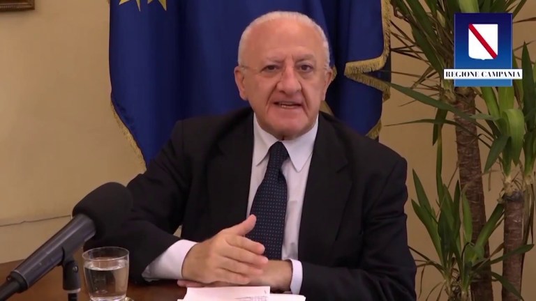 DE LUCA: SITUAZIONE MONDRAGONE E AGGIORNAMENTI DALLA CAMPANIA DE LUCA: SITUAZIONE MONDRAGONE E AGGIORNAMENTI DALLA CAMPANIA