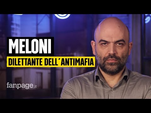 Roberto Saviano: “Io arricchito parlando di mafia? Meloni dilettante, ecco perché mi attacca” Roberto Saviano: “Io arricchito parlando di mafia? Meloni dilettante, ecco perché mi attacca”