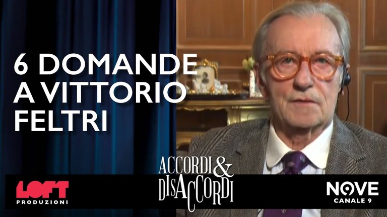 6 domande a Vittorio Feltri 6 domande a Vittorio Feltri