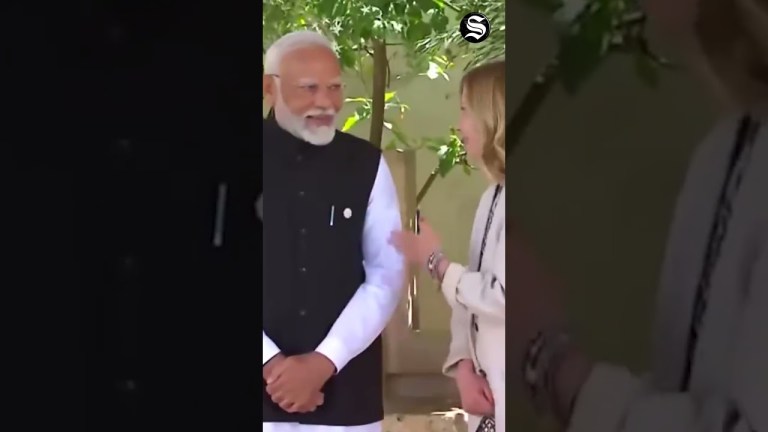 PM of Italy Giorgia Meloni Receives PM Modi at G7 Summit | #TheStatesman PM of Italy Giorgia Meloni Receives PM Modi at G7 Summit | #TheStatesman