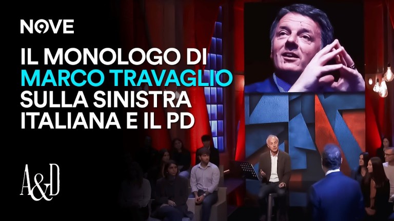 Il monologo di Marco Travaglio sulla sinistra italiana e il PD | Accordi e Disaccordi Il monologo di Marco Travaglio sulla sinistra italiana e il PD | Accordi e Disaccordi
