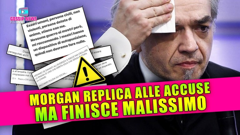 Bufera Morgan Vs Angelica: Lui Replica… Ma Finisce Molto Male! Bufera Morgan Vs Angelica: Lui Replica… Ma Finisce Molto Male!