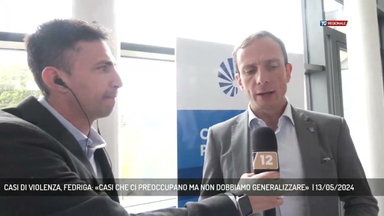 CASI DI VIOLENZA, FEDRIGA: «CASI CHE CI PREOCCUPANO MA NON DOBBIAMO GENERALIZZARE» | 13/05/2024 CASI DI VIOLENZA, FEDRIGA: «CASI CHE CI PREOCCUPANO MA NON DOBBIAMO GENERALIZZARE» | 13/05/2024