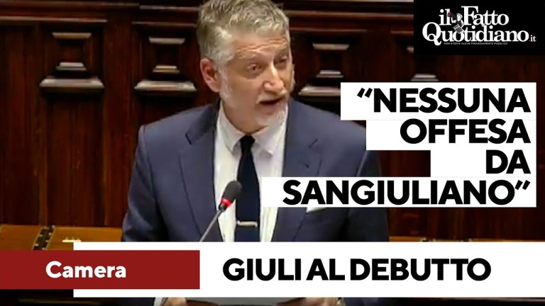 Giuli debutta in Aula: “Nomine di Sangiuliano? Non mi sento offeso”. Ma rivedrà le sue scelte Giuli debutta in Aula: “Nomine di Sangiuliano? Non mi sento offeso”. Ma rivedrà le sue scelte