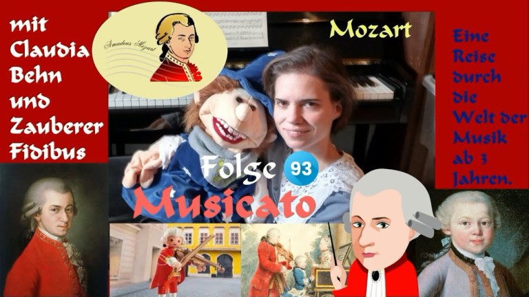 “Musicato”, Folge 93, Komponisten entdecken: Wolfgang Amadeus Mozart, Musikalische Früherziehung “Musicato”, Folge 93, Komponisten entdecken: Wolfgang Amadeus Mozart, Musikalische Früherziehung