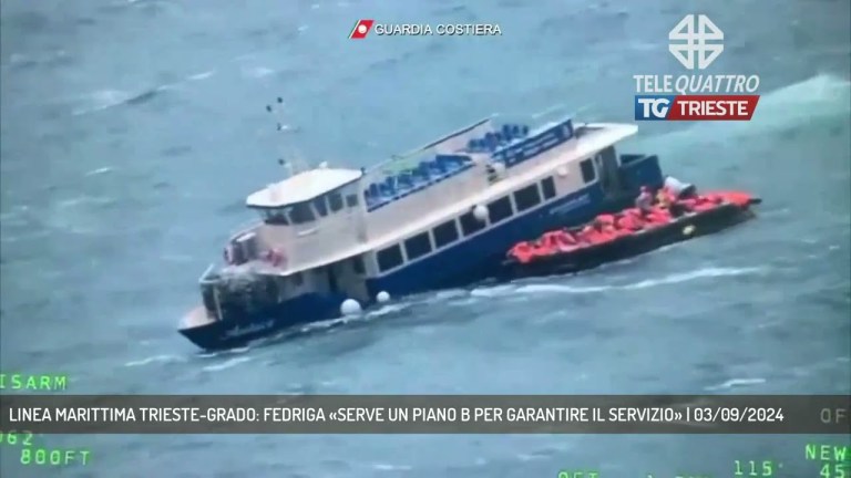 LINEA MARITTIMA TRIESTE-GRADO: FEDRIGA «SERVE UN PIANO B PER GARANTIRE IL SERVIZIO» | 03/09/2024 LINEA MARITTIMA TRIESTE-GRADO: FEDRIGA «SERVE UN PIANO B PER GARANTIRE IL SERVIZIO» | 03/09/2024
