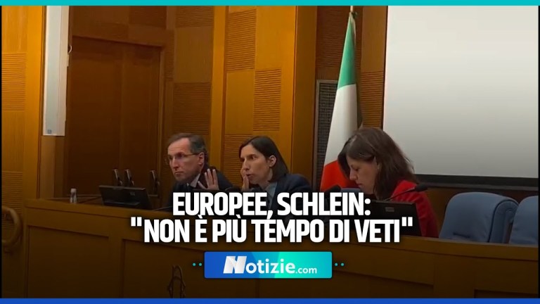 Europee, Schlein: ”Non e’ più tempo di veti, non ne abbiamo mai fatti ma non intendiamo subirne” Europee, Schlein: ”Non e’ più tempo di veti, non ne abbiamo mai fatti ma non intendiamo subirne”