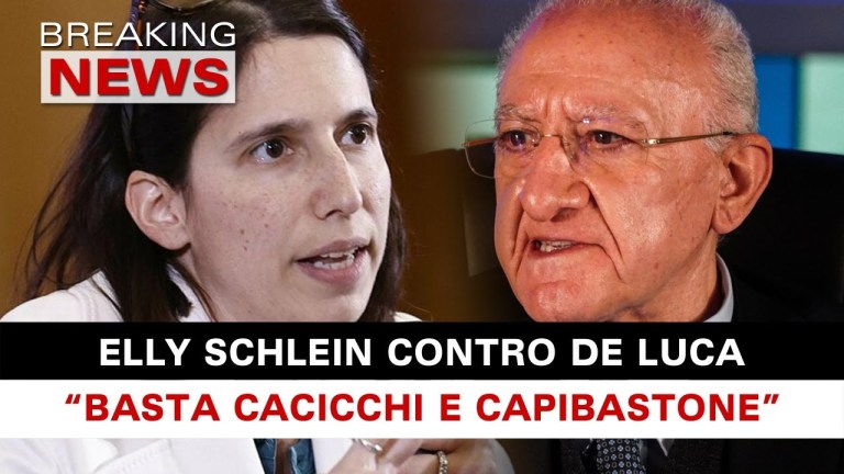 Elly Schlein Contro De Luca: “Basta Cacicchi E Capibastone!” Elly Schlein Contro De Luca: “Basta Cacicchi E Capibastone!”