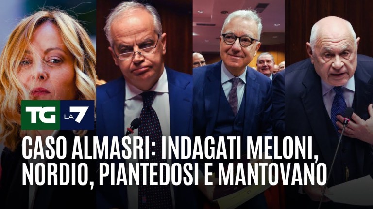 Caso Almasri: Indagati Meloni, Nordio, Piantedosi e Mantovano Caso Almasri: Indagati Meloni, Nordio, Piantedosi e Mantovano