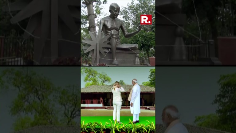 Italian PM Giorgia Meloni Visits Rajghat To Honour Mahatma Gandhi | G20 Summit Italian PM Giorgia Meloni Visits Rajghat To Honour Mahatma Gandhi | G20 Summit