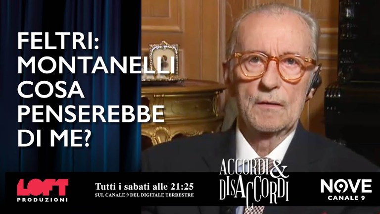 Feltri: Montanelli cosa penserebbe di me? Feltri: Montanelli cosa penserebbe di me?