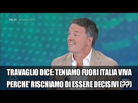 L’Affondo di Renzi: Meloni con Conte è il desiderio di Travaglio. Italia Viva fuori? E’ il suo sogno L’Affondo di Renzi: Meloni con Conte è il desiderio di Travaglio. Italia Viva fuori? E’ il suo sogno
