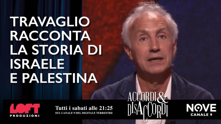 Travaglio racconta la storia di Israele e Palestina Travaglio racconta la storia di Israele e Palestina